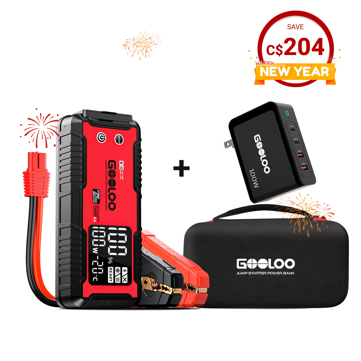 GOOLOO GT4000 Portable Jump Starter