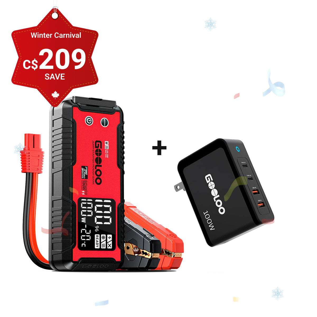 GOOLOO GT4000 Portable Jump Starter