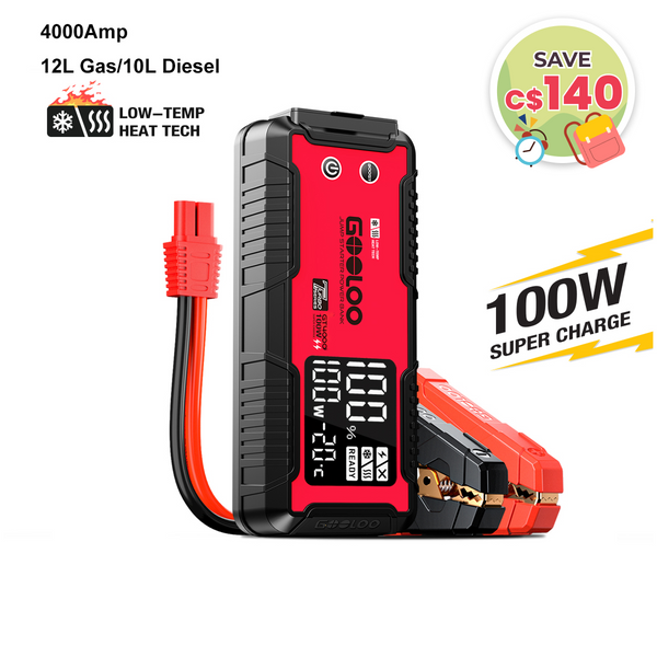 GOOLOO GT4000 Portable Jump Starter