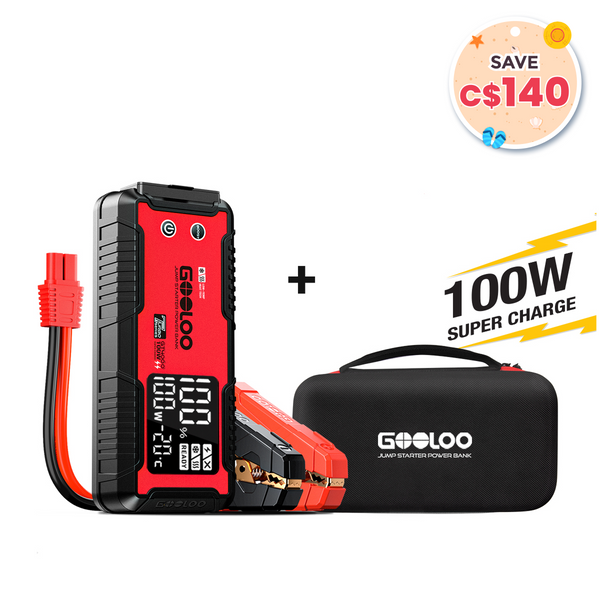 GOOLOO GT4000 Jump Starter with EVA Box