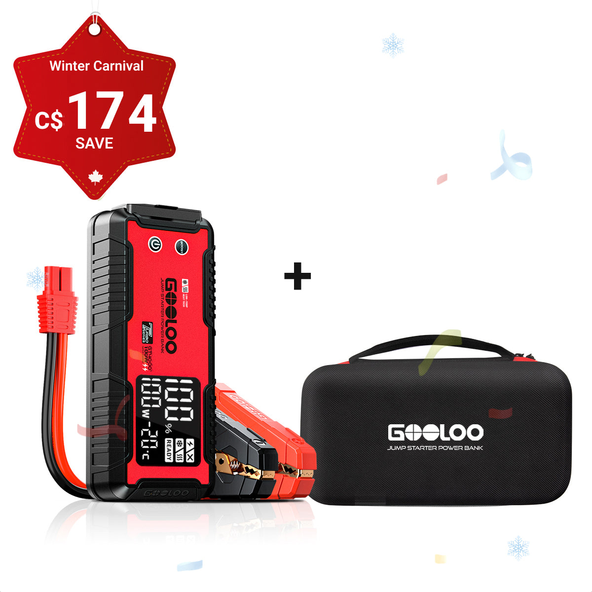 GOOLOO GT4000 Portable Jump Starter