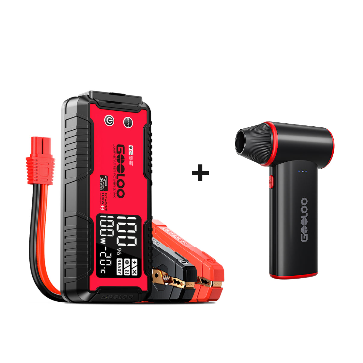 GOOLOO GT4000 Supersafe Jump Starter 4000A 100W Pre-heating Tech