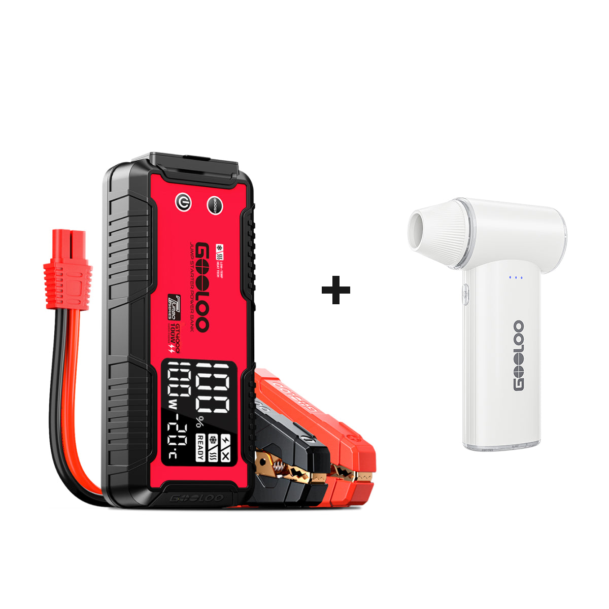 GOOLOO GT4000 Supersafe Jump Starter 4000A 100W Pre-heating Tech