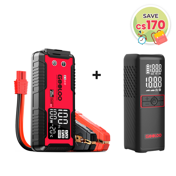 GOOLOO GT4000 Jump Starter with GT160 Tire Inflator