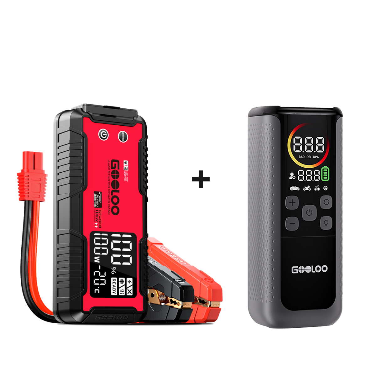 GOOLOO GT4000 Supersafe Jump Starter 4000A 100W Pre-heating Tech