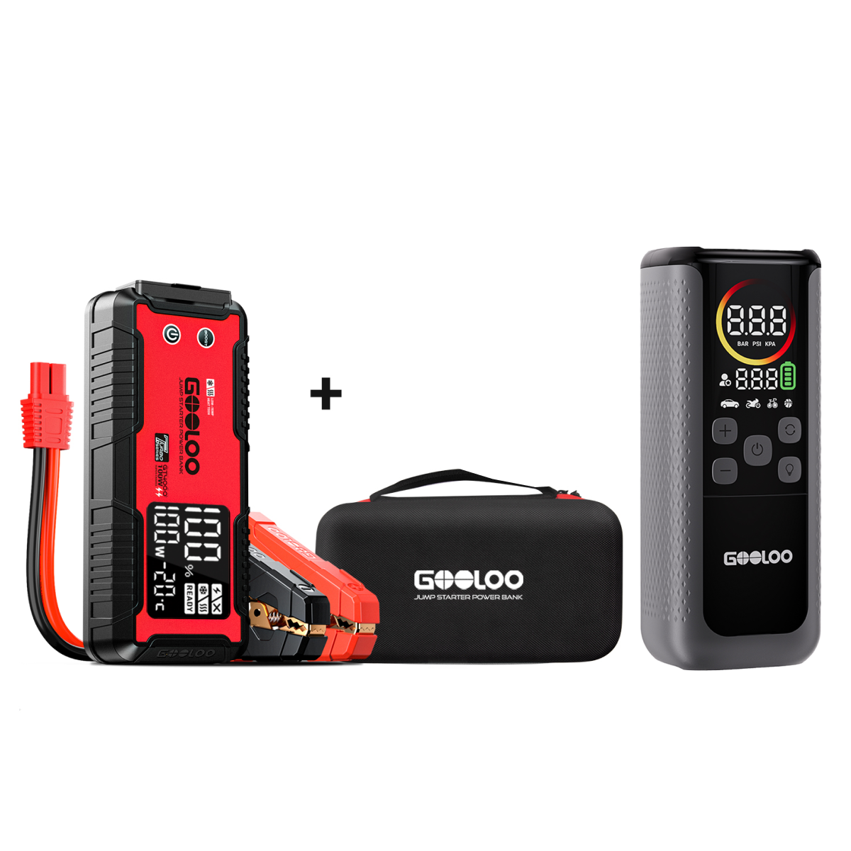 GOOLOO GT4000 Supersafe Jump Starter 4000A 100W Pre-heating Tech