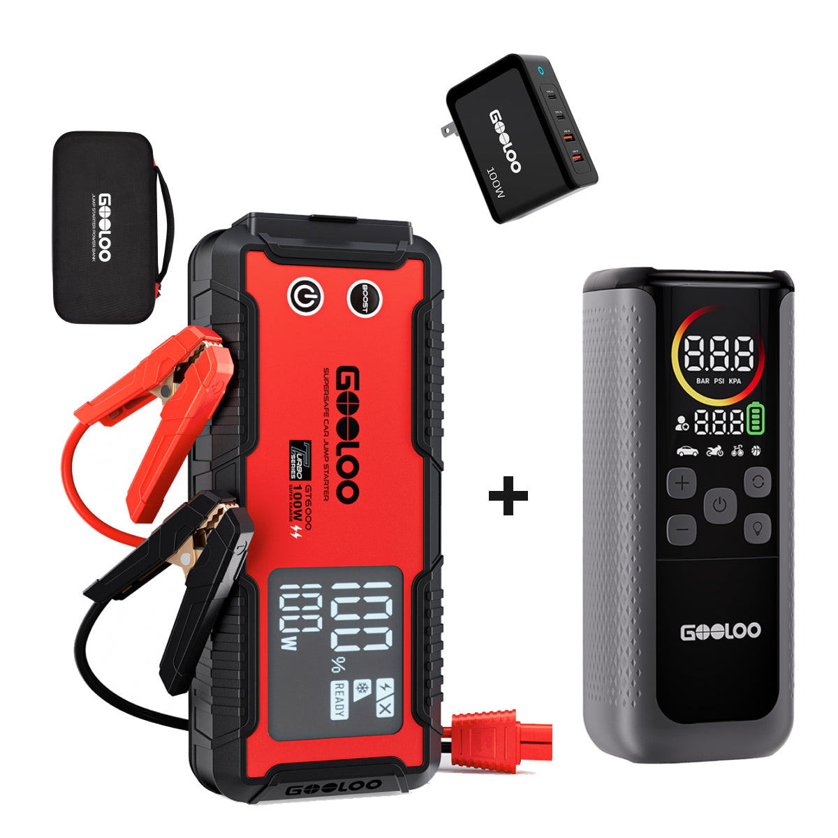 GOOLOO GT6000 Jump Starter 6000A 100W