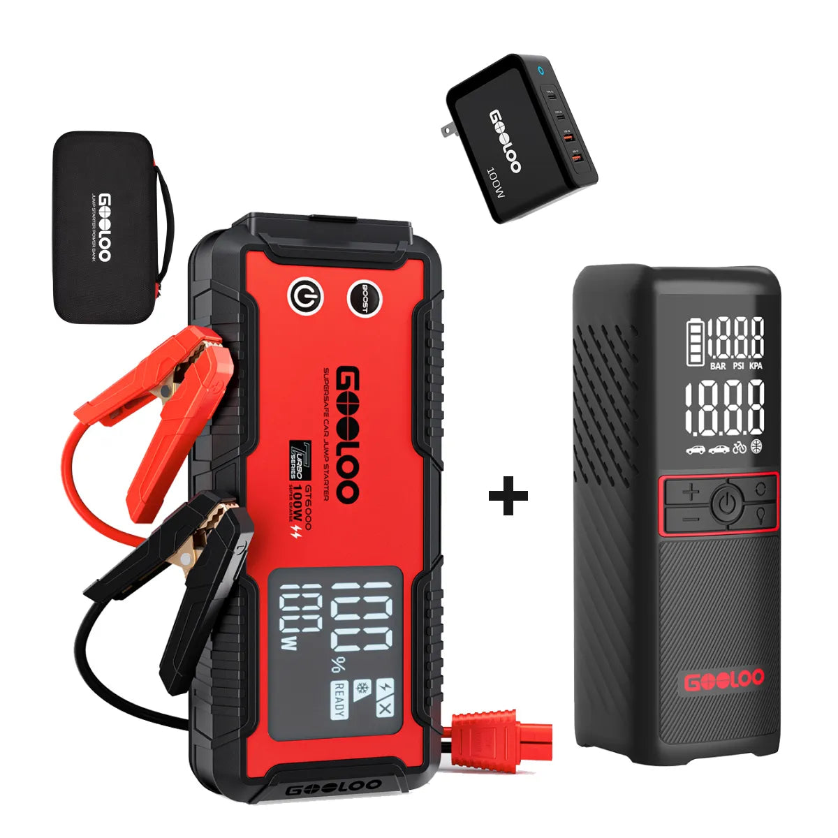 GOOLOO GT6000 Jump Starter 6000A 100W
