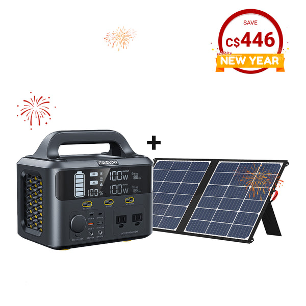 GOOLOO GTX300W / 299.52Wh 100W Solar Generator