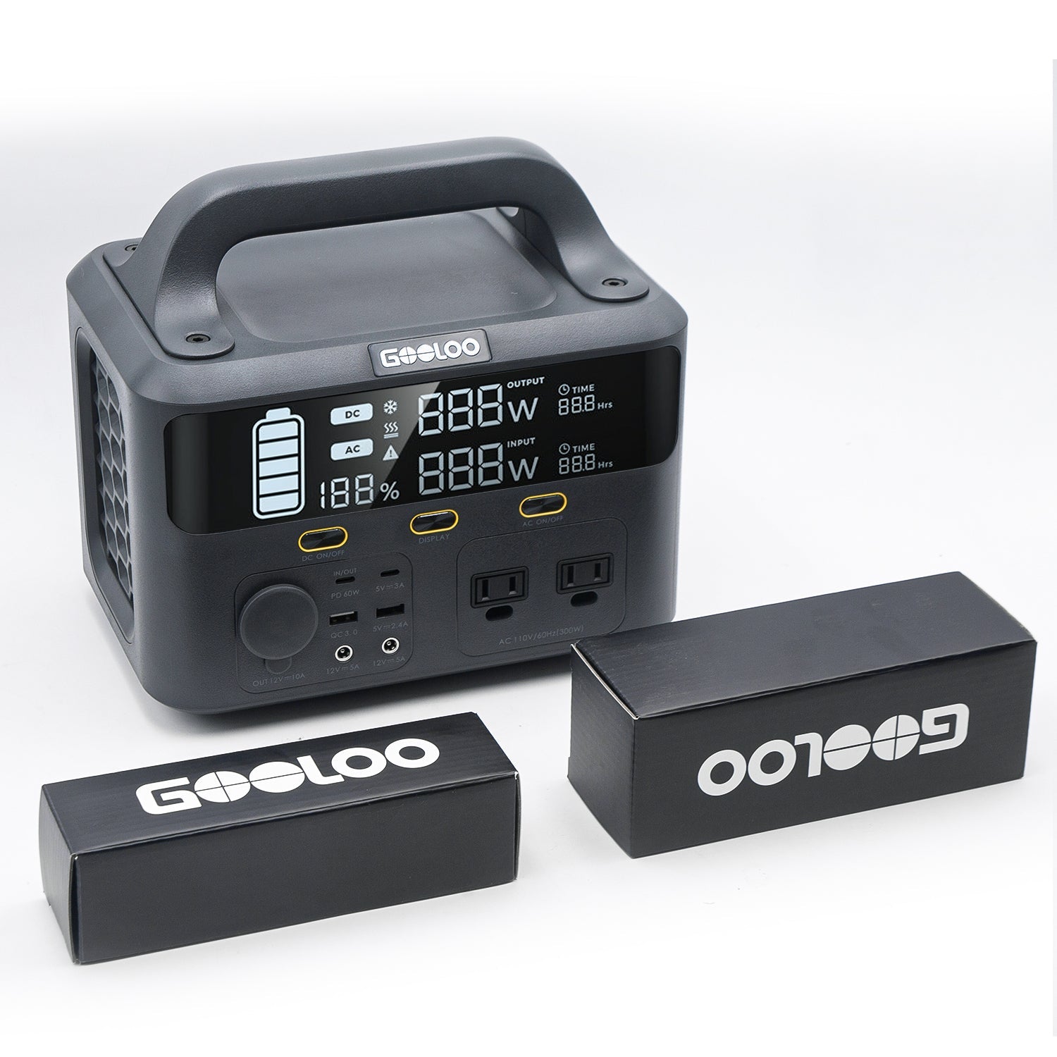 GOOLOO GTX300 SOLAR POWER STATION | 300W 299.52 Wh