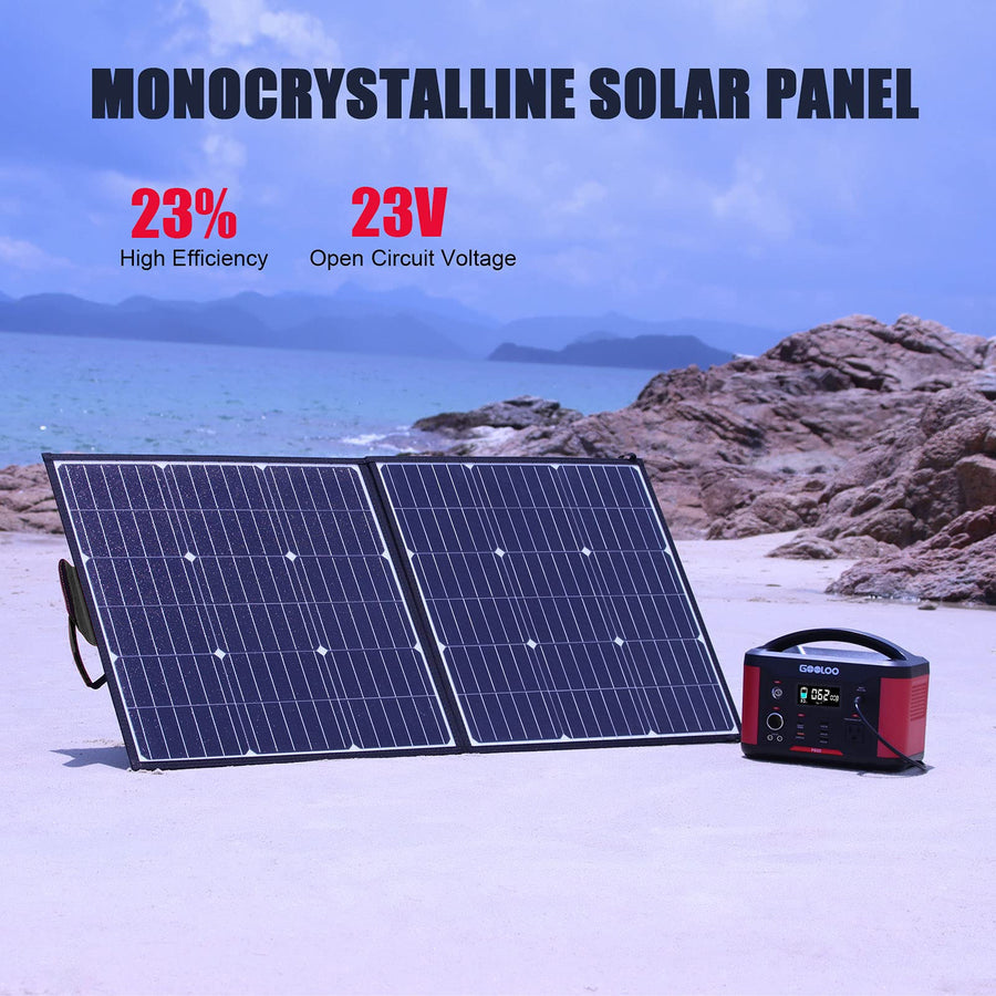 【Clearance Sale】GOOLOO 100W Foldable Solar Panel