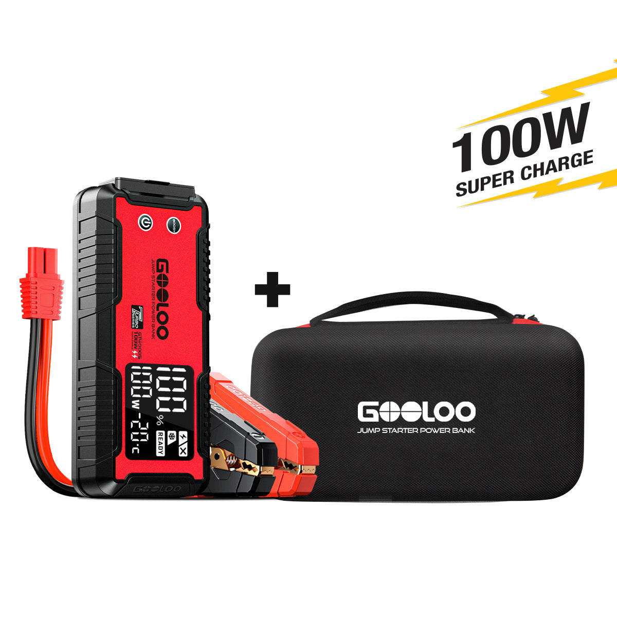 GOOLOO GT4000S Jump Starter with EVA Box